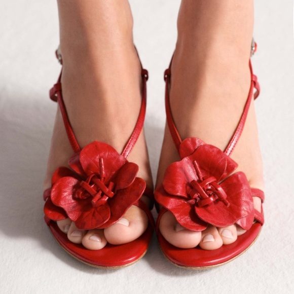 Lola Cruz Tulipa Heel Sandals 65 - Picture 1 of 7
